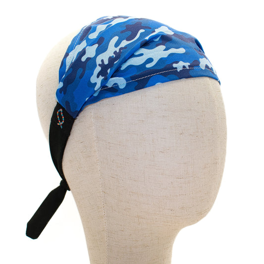 Blue Camo Headband