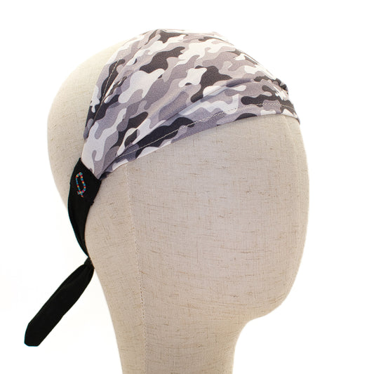Gray Camo Headband