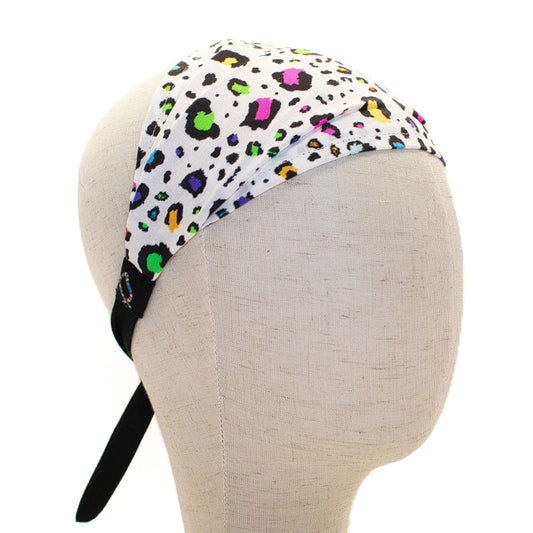 Rainbow Cheetah Headband
