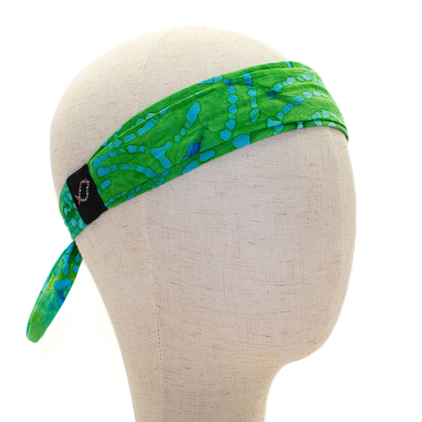 Green Watercolor Headband