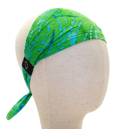 Green Watercolor Headband