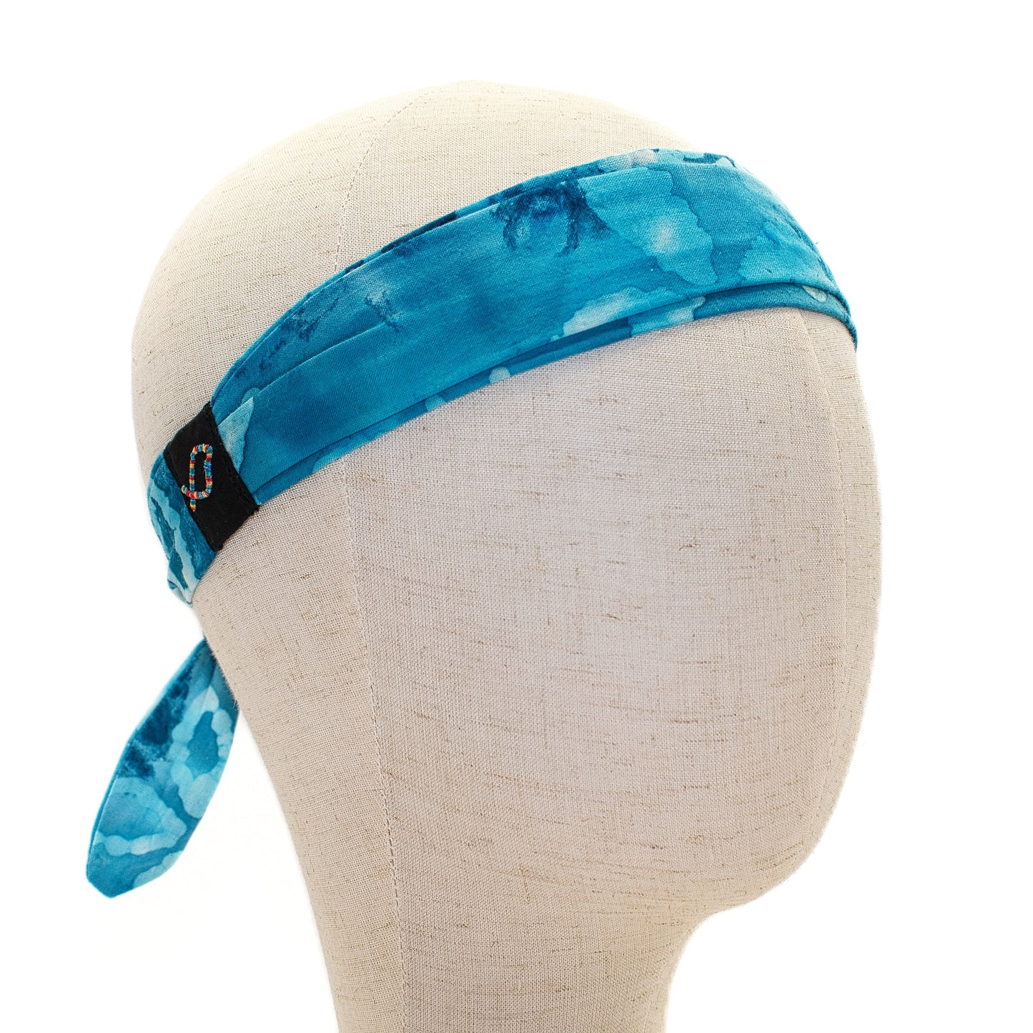 Blue Watercolor Headband
