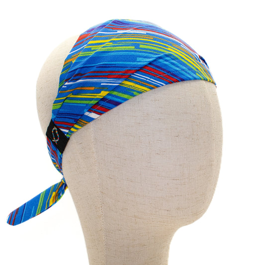 Blue Slash Headband