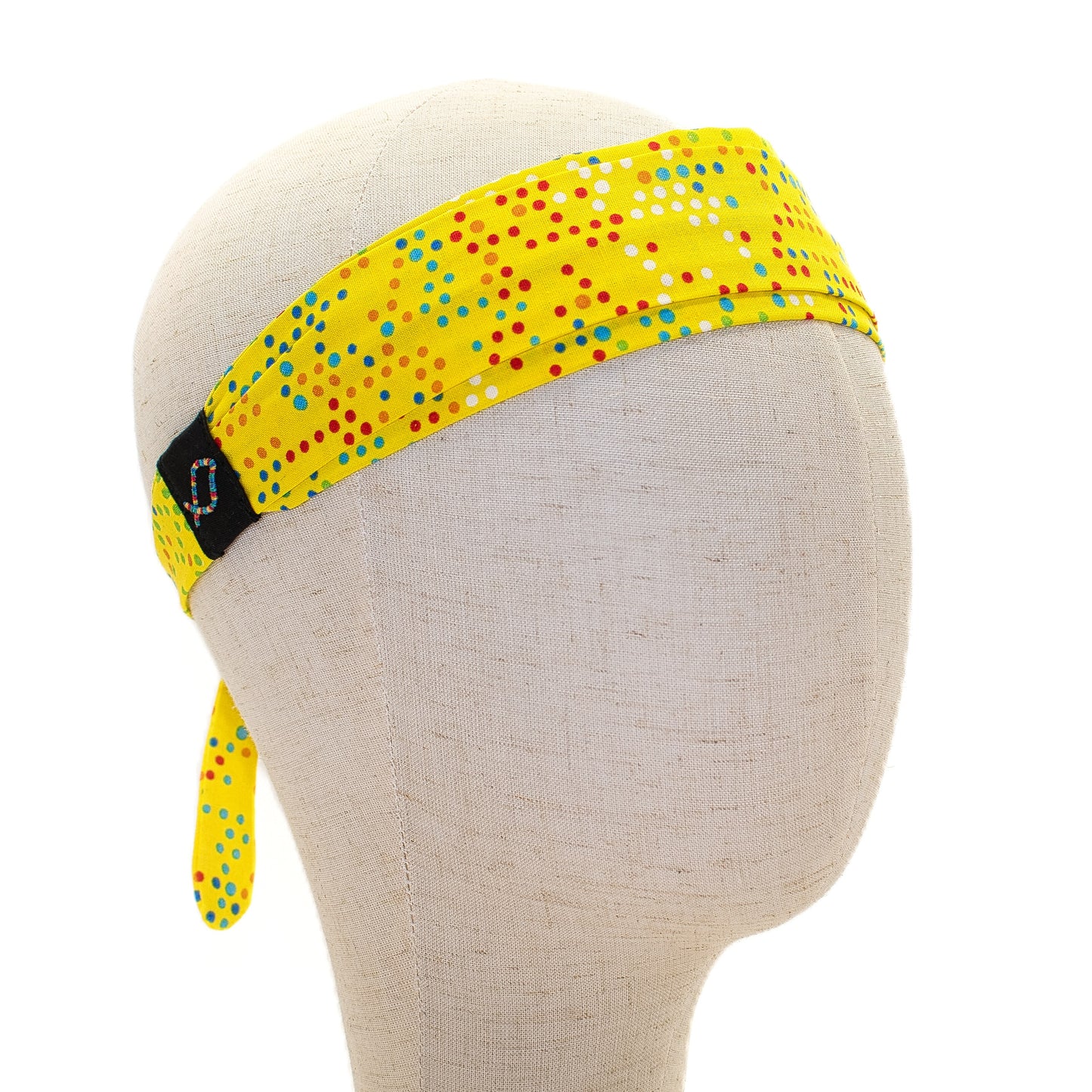 Yellow Dotted Headband