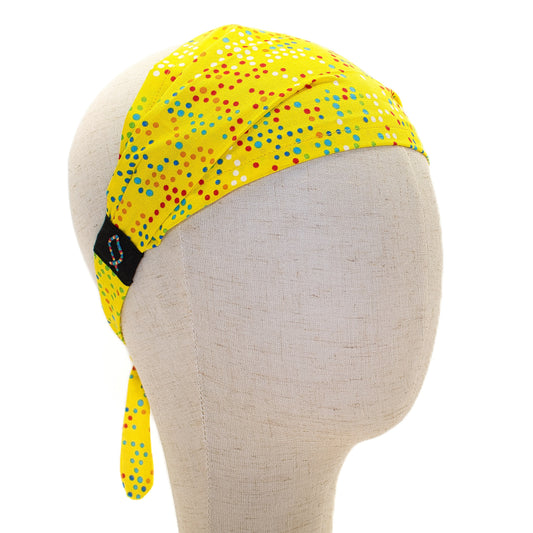 Yellow Dotted Headband