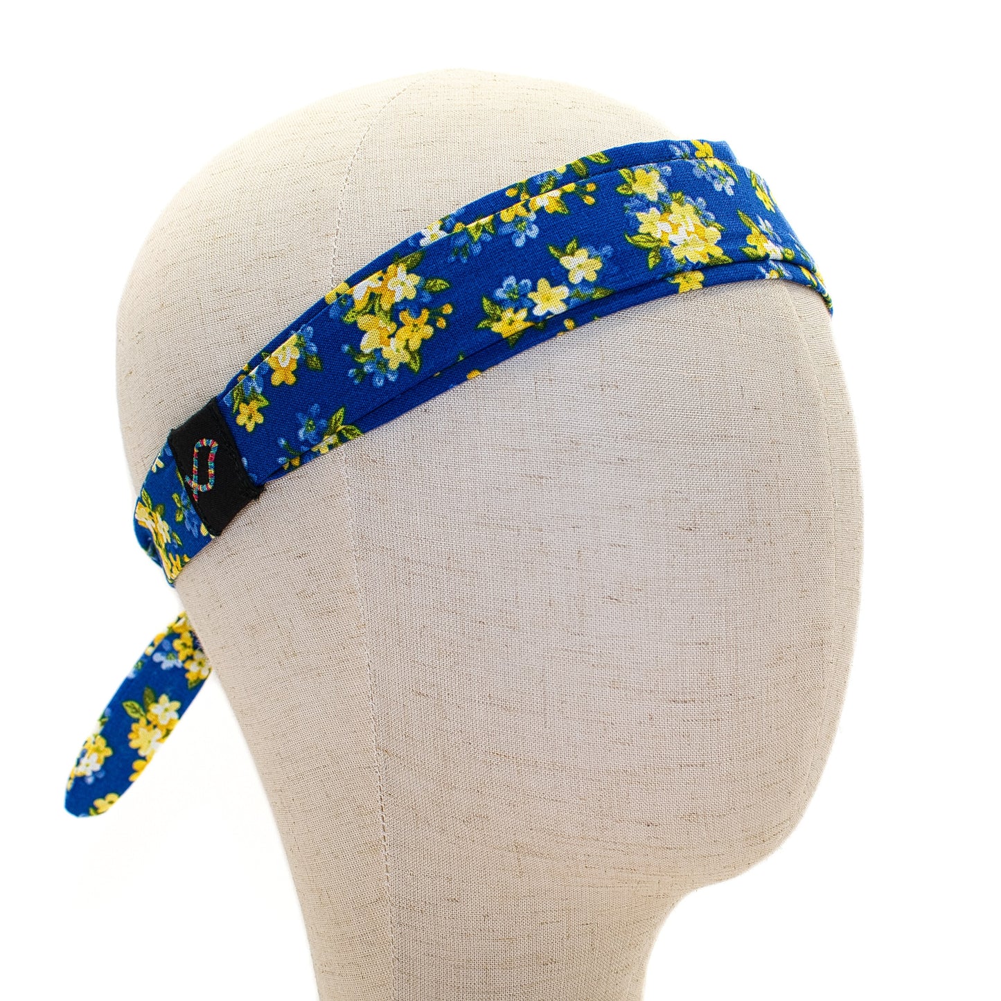 Blue and Yellow Floral Headband