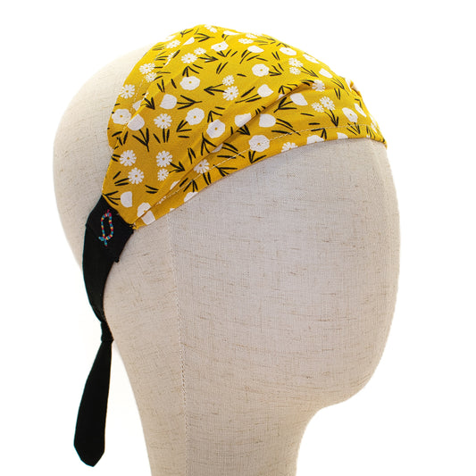 Gold Flowers Headband