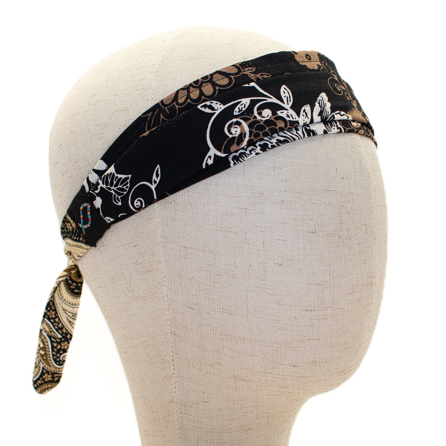 Black and Gold Floral Headband