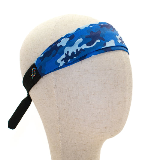 Blue Camo Headband