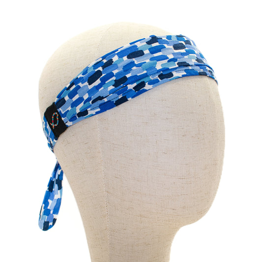 Blue Streaks Headband