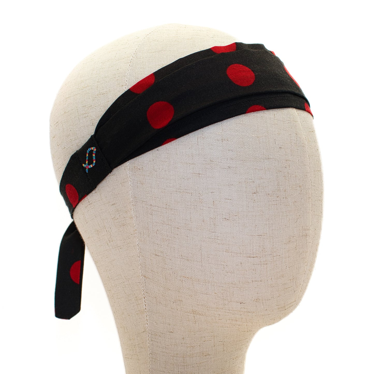 Black and Red Polka Dot Headband