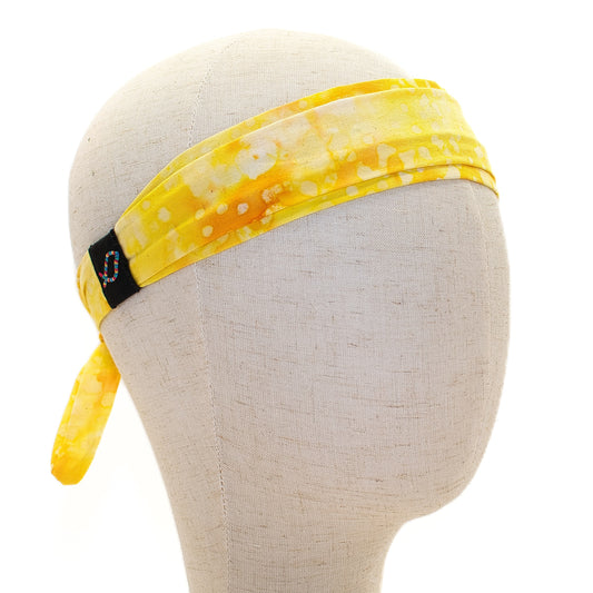 Yellow Watercolor Headband