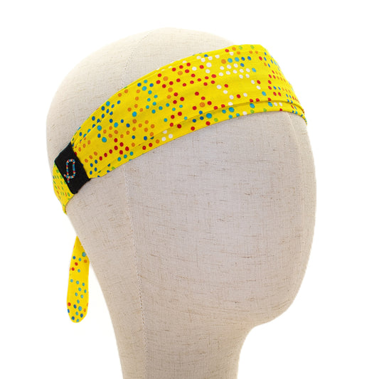 Yellow Dotted Headband