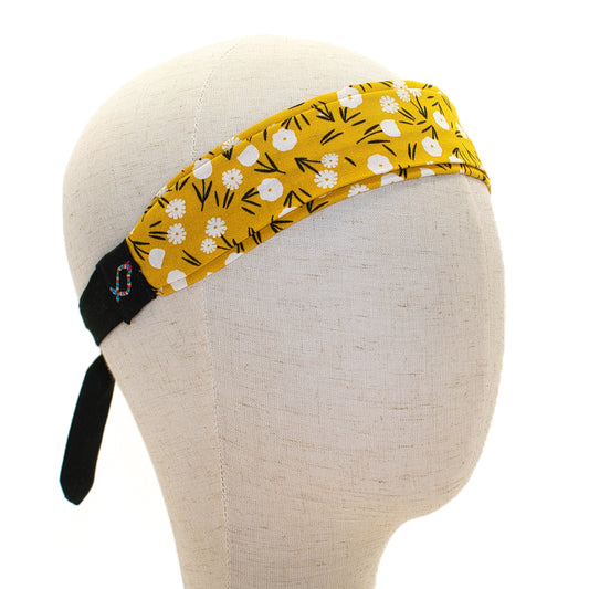 Gold Flowers Headband